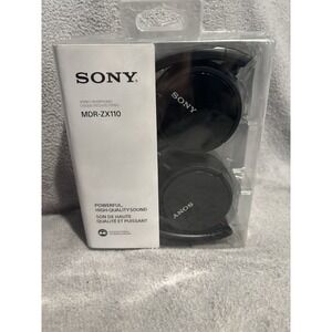 Sony ZX‎ Series Wired On-Ear Headphones Black MDR-ZX110